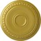 Ekena Millwork Caputo Ceiling Medallion (Fits Canopies up to 6"), Hand-Painted Rich Gold, 24 1/4"OD x 1 1/2"P CM24CARGS - alternate 1